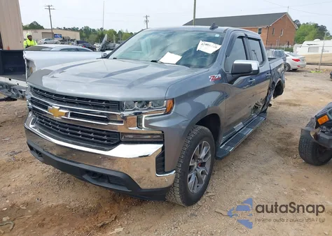 2021 Chevrolet Silverado 1500 4Wd Short Bed Lt z USA, uszkodzony, nr VIN 1GCUYDED3MZ411911